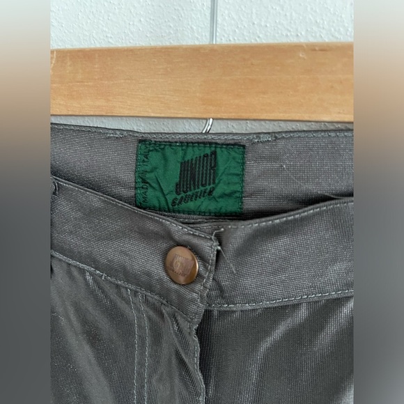 Vintage 90s Jean Paul Gaultier Junior Metallic Silver Disco Pants - Picture 3 of 10